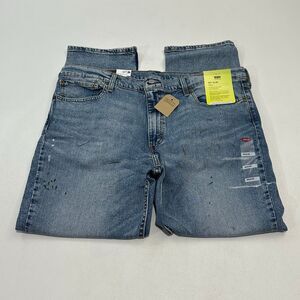 Levi's Jeans Light Blue Visible Paint Marks/Recycled, Size 40 X 30